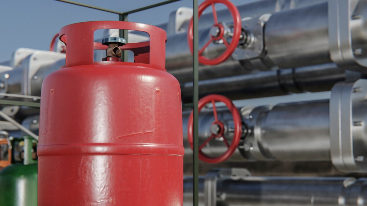 *Газовый баллон 