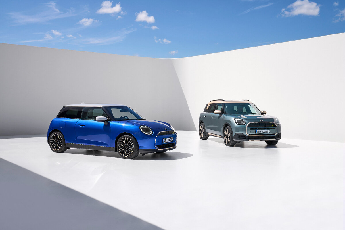 MINI нового поколения. MINI Countryman и MINI Cooper. Листайте 