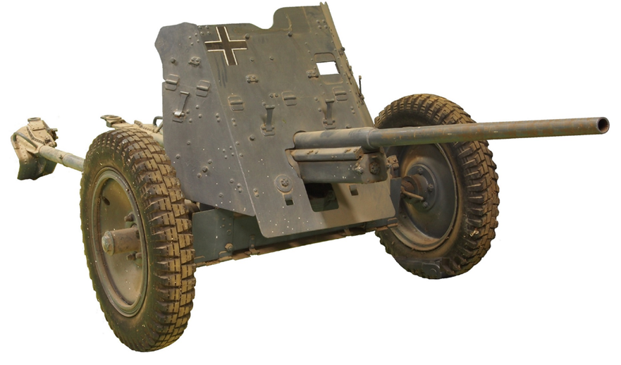 ТТХ Pak 35/36: Масса – 440 кг, Расчет – 5 человек. Скорострельность – 15 выстр/мин. Бронепробиваемость – 25 мм на дистанции 500 м при угле встречи 60°. Скорость транспортировки по шоссе – до 50 км/ч.