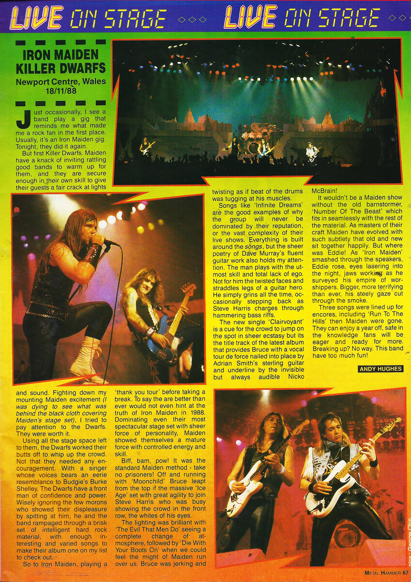 Страница журнала Metal Hammer