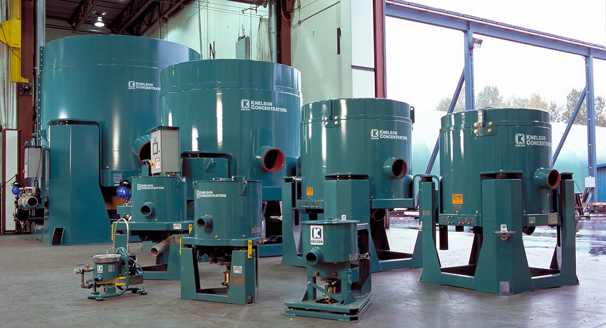 Семейство центробежных концентраторов Knelson