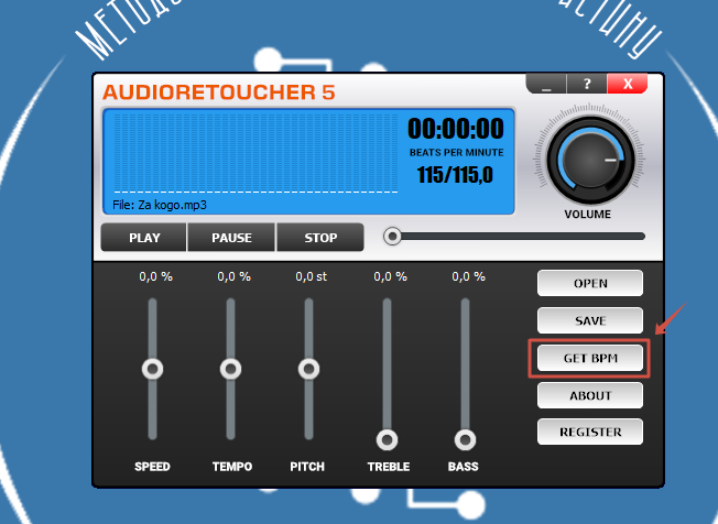 Узнать бпм и тон