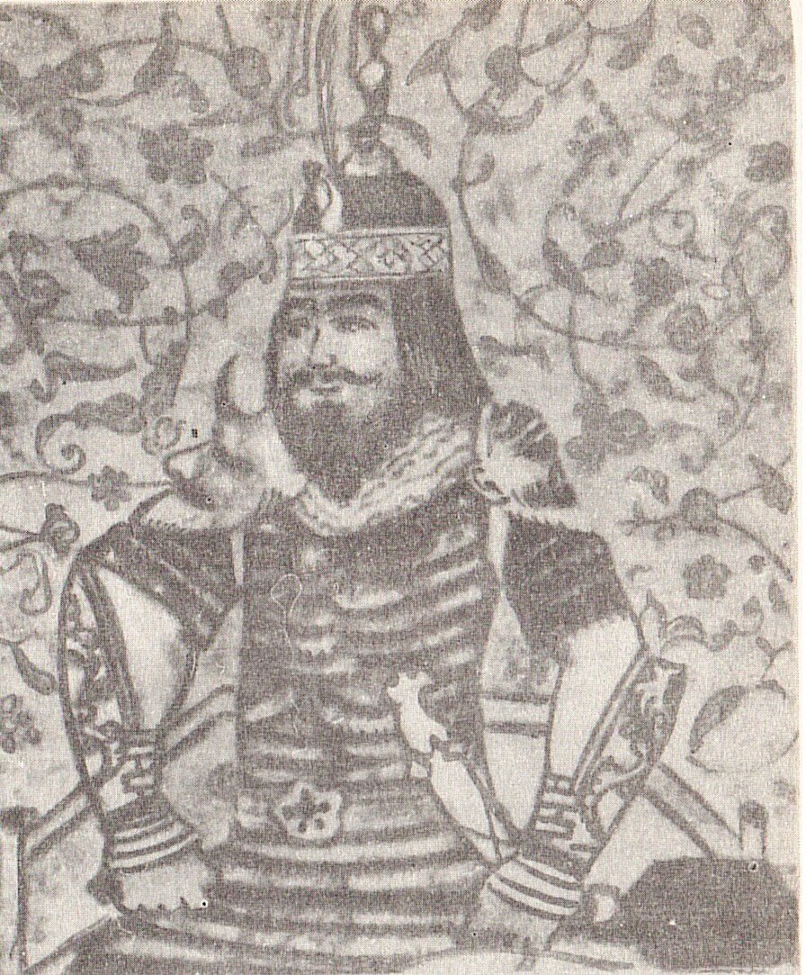 Портрет Тимура. Миниатюра XV века. Возможно, копия с более раннего изображения