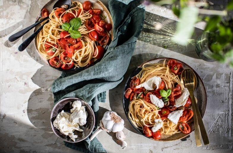  На фотографии — восхитительная томатная паста, созданная с заботой и вниманием!