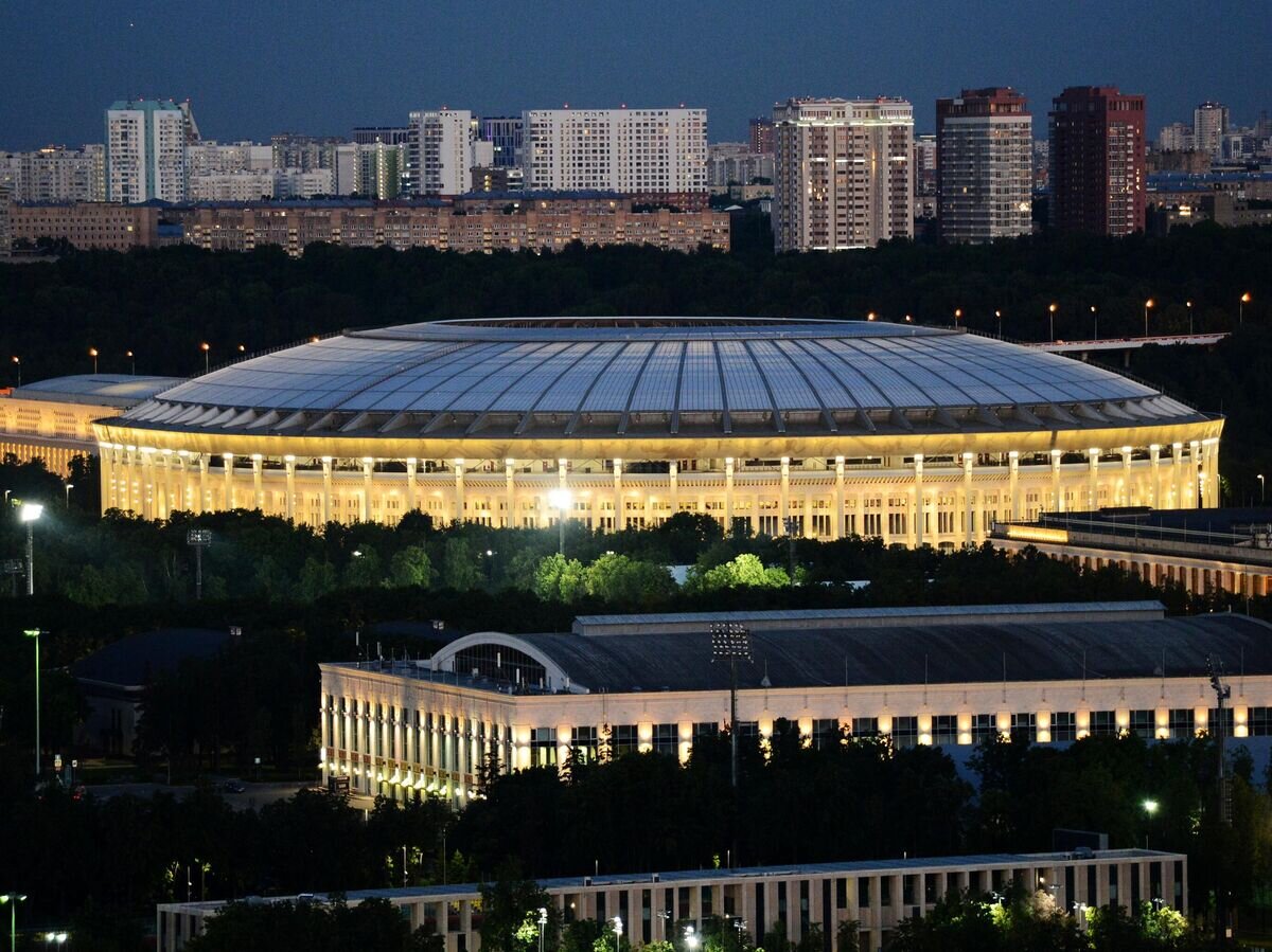    Вид на спортивный комплекс "Лужники" в Москве© РИА Новости / Евгений Филиппов