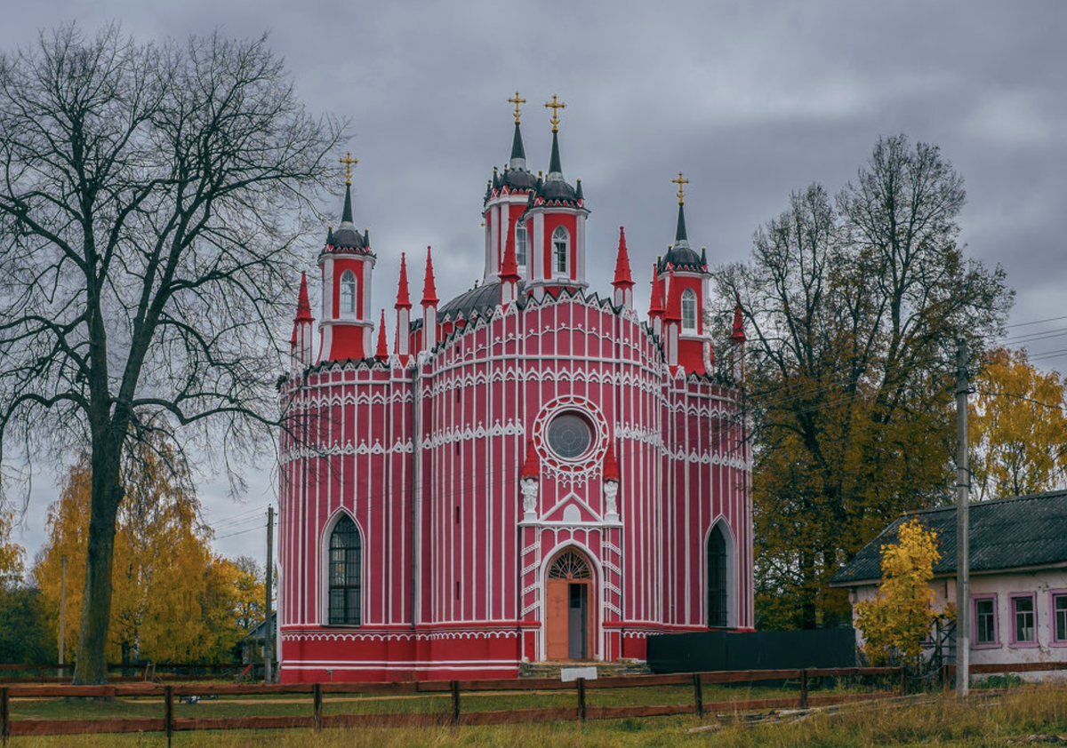 Чесменская Церковь Старица. Село красное Тверская область храм.