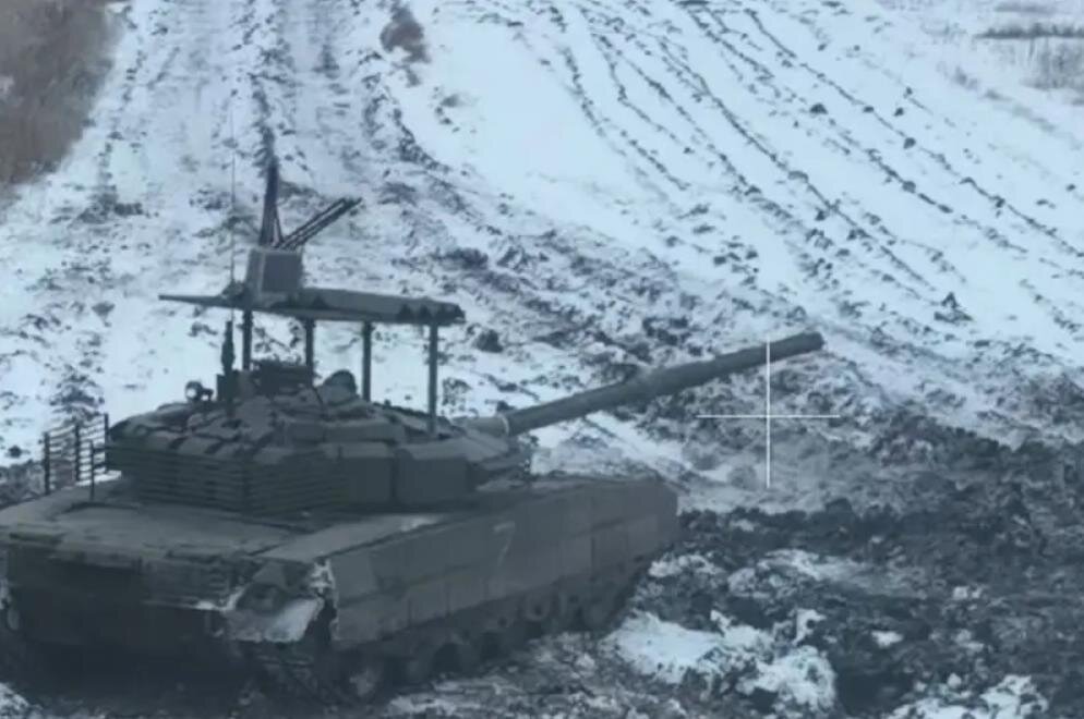 Танк Т-90, участвующий в Спецоперации