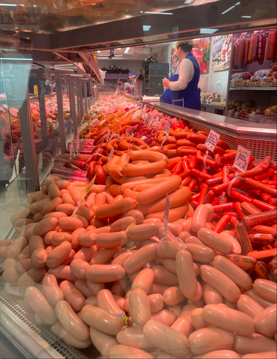 Здесь и далее все фото автора, обычный белорусский продуктовый выглядит примерно так