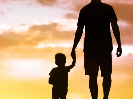 Отец и сын. Картина из открытых источников