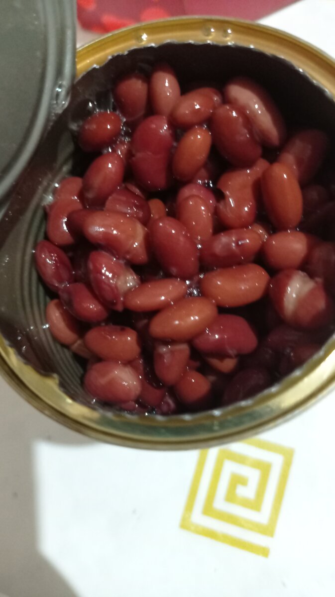 Фасоль красная консервированная