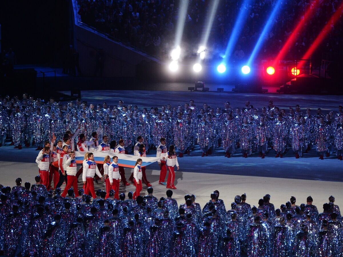 Российские спортсмены без флага