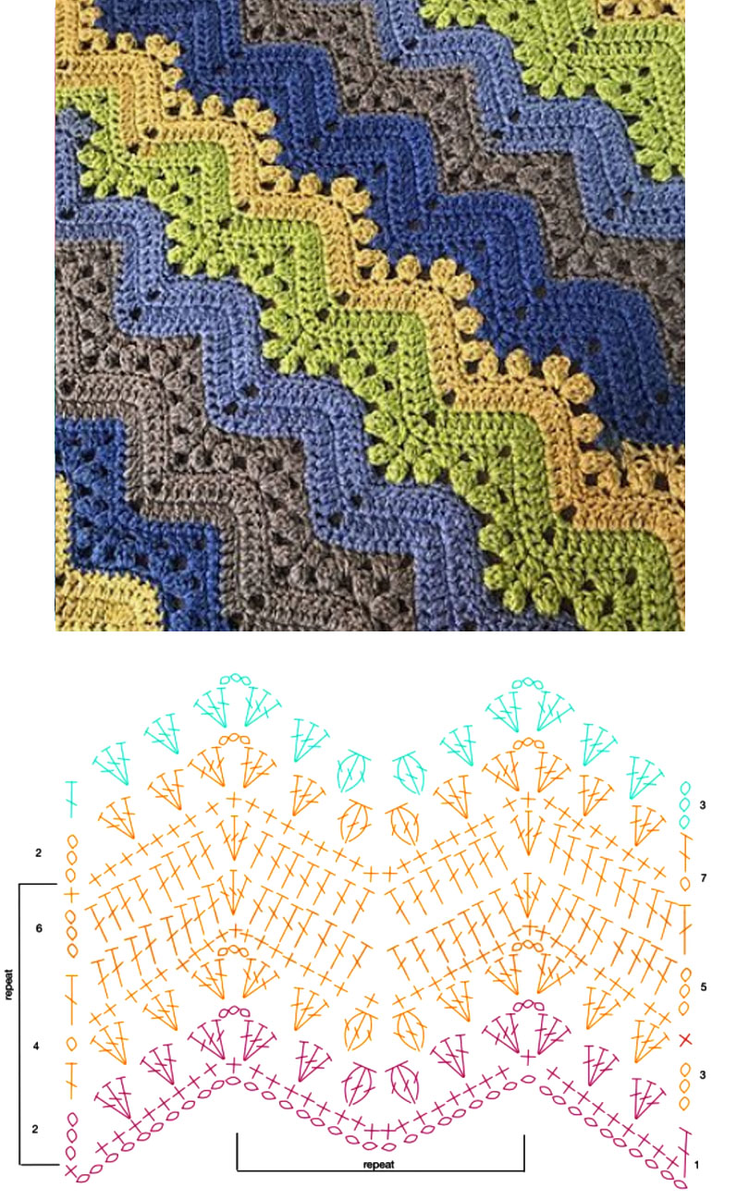 Крючок узоры схемы цветов