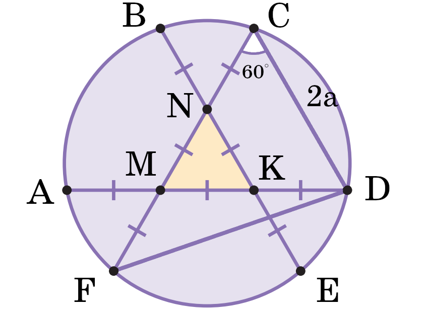 Задача по Геометрии. 9 класс. Подобные треугольники в окружности. №33 ...