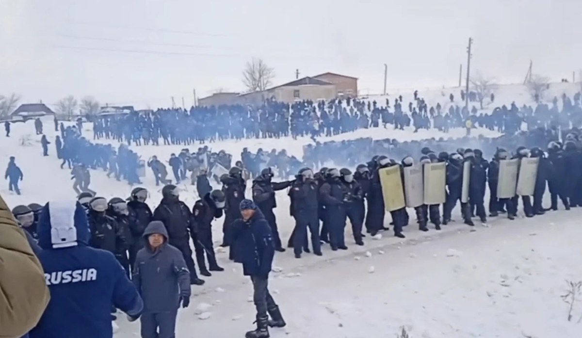 Акции протеста в Башкирии. Источник: www.forbes.ru Автор фото: RusNews / Скриншот с видео