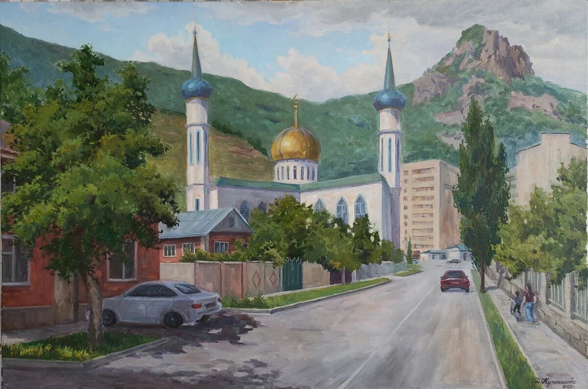 Курачинова Диана Родной город 60-90 см, х.м.