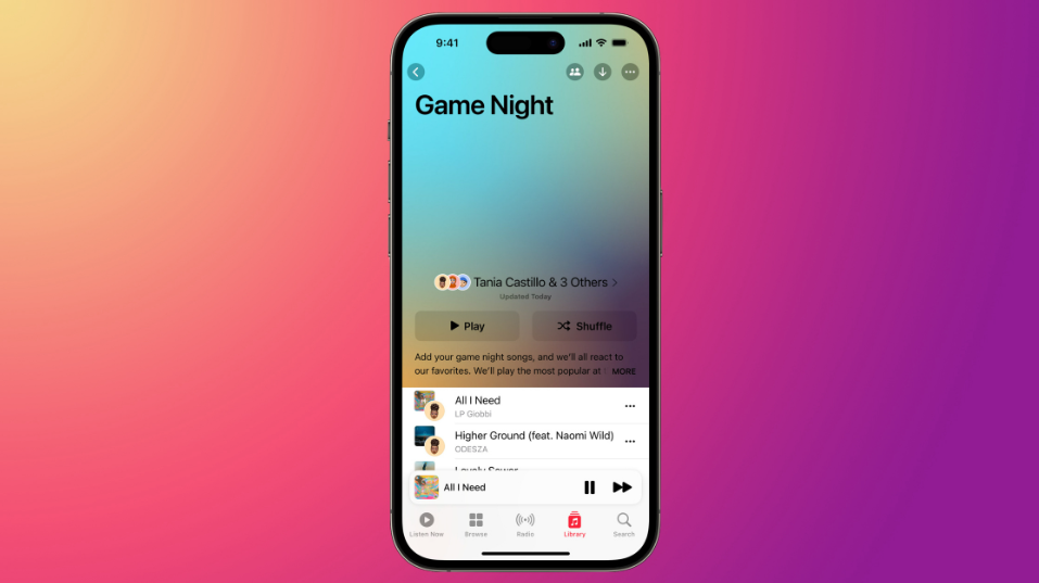 Музыка в ios 18. Ios 18. поддержка ios 18. ios 18 что нового. apple collaborations.