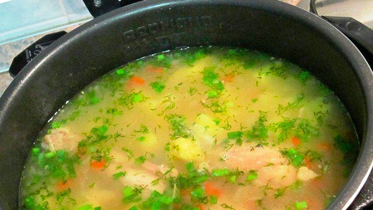 Куриный суп в скороварке рецепт с фото