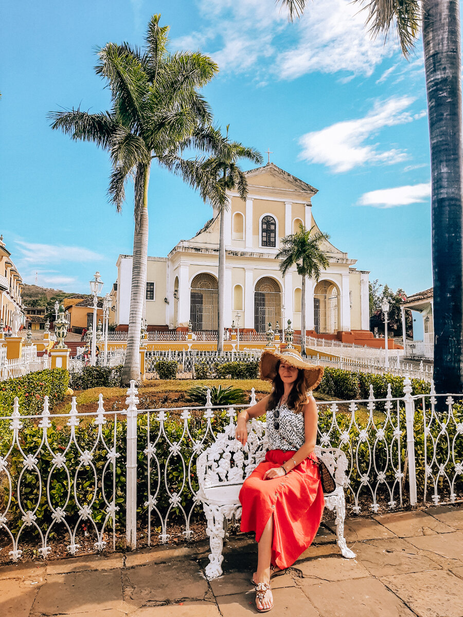 На центральной площади Тринидада