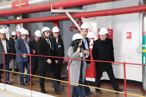 Делегация во главе с послом Китая в Армении Фань Юнем посетила армянскую атомную электростанцию (16 января 2024). Мецамор © Photo : official site of the Armenian Nuclear Power Plant