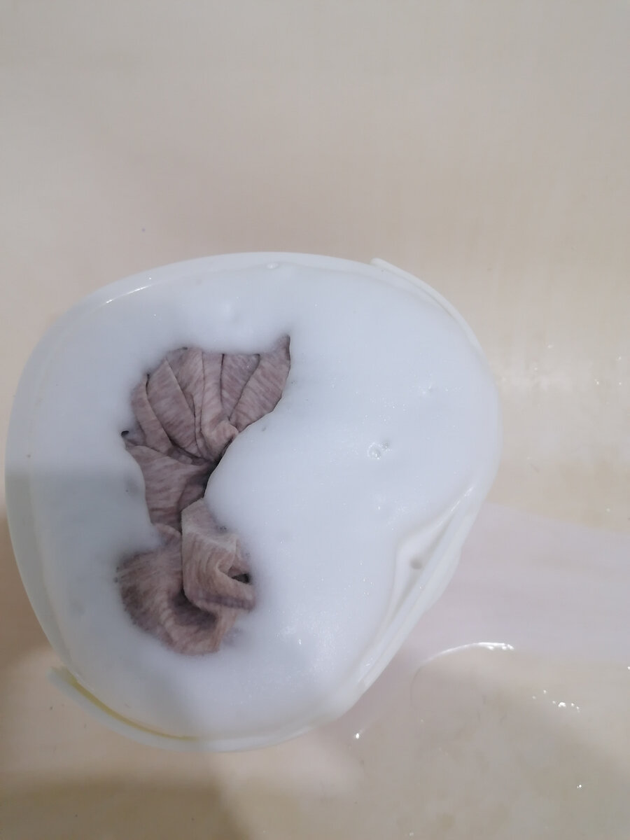 Кислородный пятновыводитель в работе