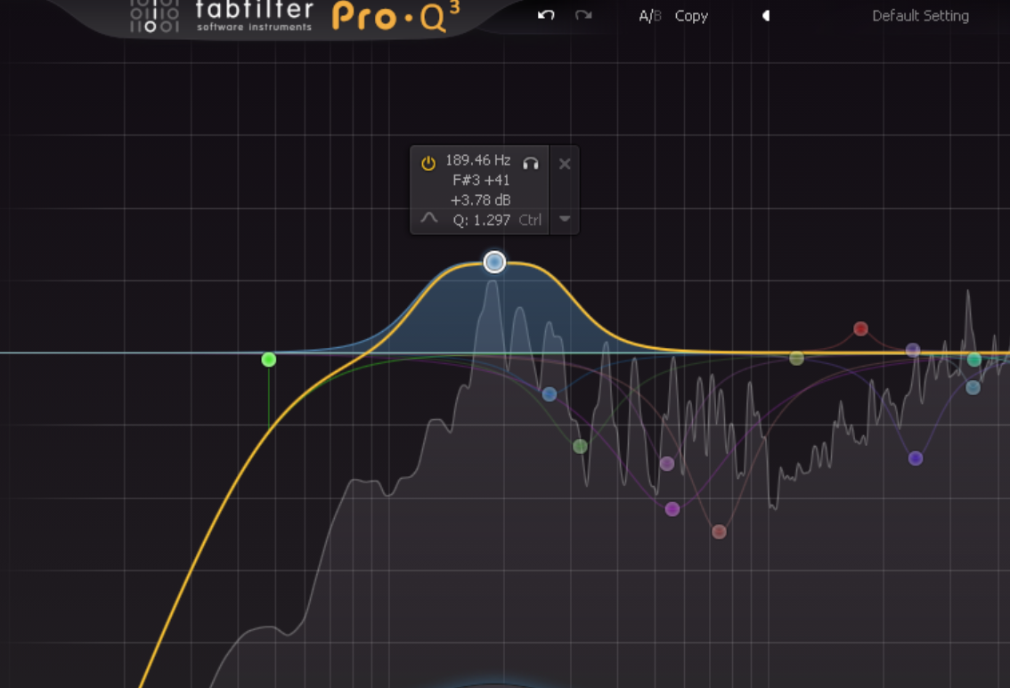 Рисунок 12 - Работа с гармониками в Pro-Q 3