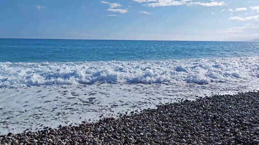 Здравствуй, море! Шум волн Средиземного моря в Турции