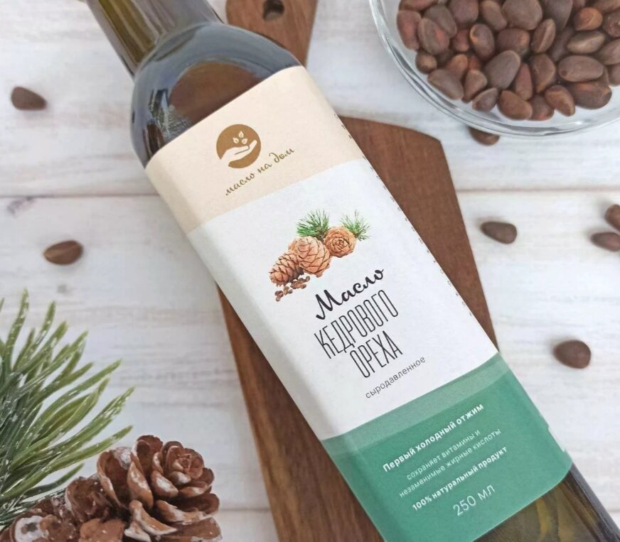 Масло кедрового ореха "Масло на дом"