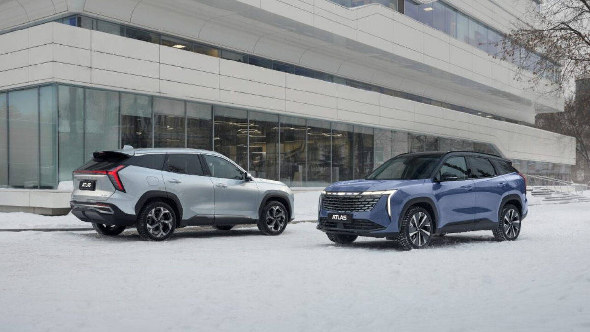 Geely Atlas нового поколения выглядит неплохо со всех сторон 