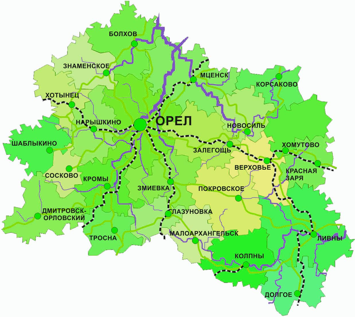 5 городов орловской области. Орловская область на карте. Орловская область на карте России. Карта Орловского района Орловской области. Орловская область на карте России с городами.