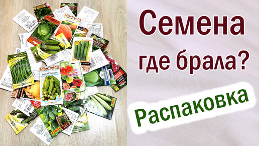 Распаковка. Обзор семян от разных фирм. Семена подешевле. Где брала. Магазин семян. Как выписать семена. Доставка. #семена #распаковка