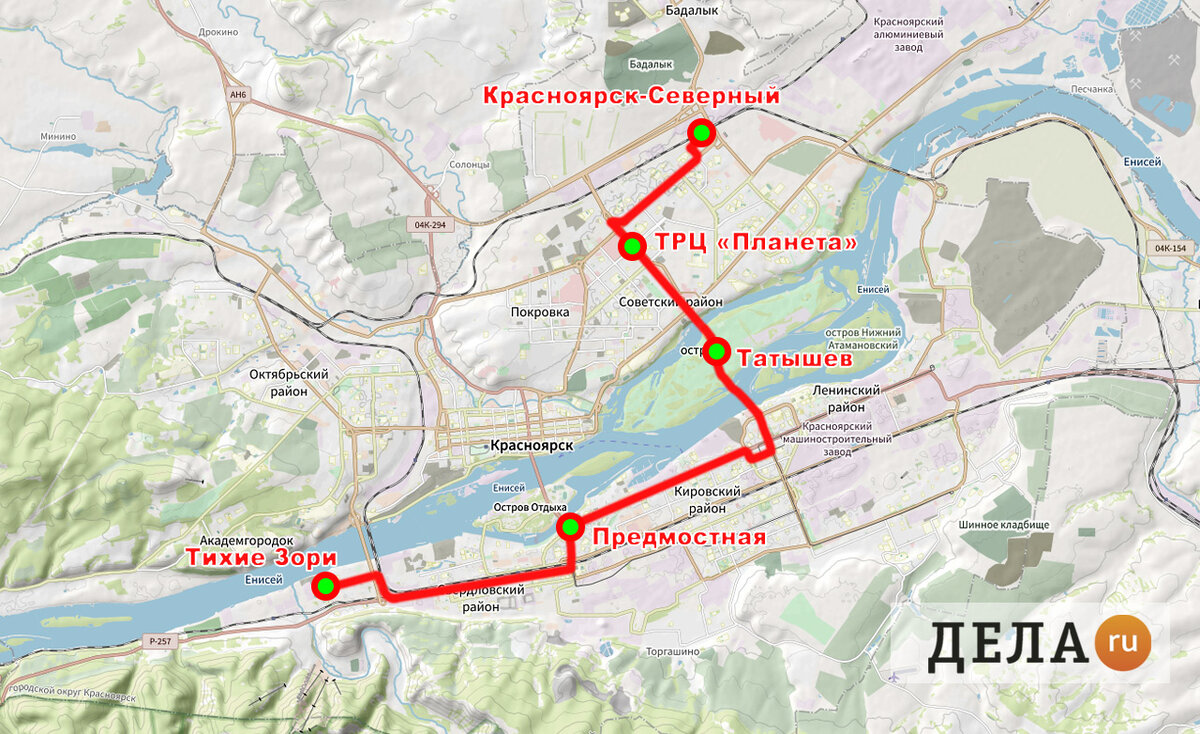 Красноярским электробусам назначили 1-й маршрут: схема | ДЕЛА Красноярск |  Дзен