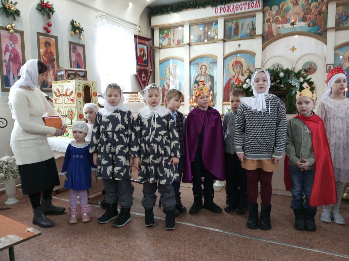 Рождественское выступление ребят воскресной школы Ефрема Сирина