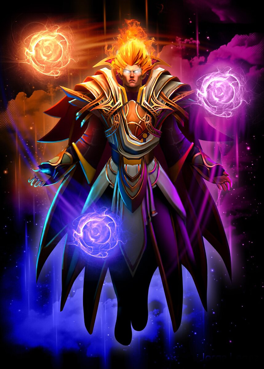    Invoker -    -  1 Dota Allstars