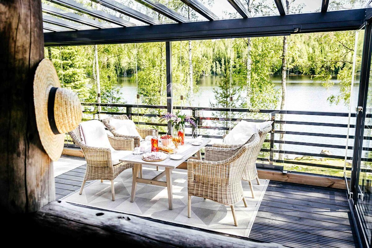 Терраса для отдыха на свежем воздухе