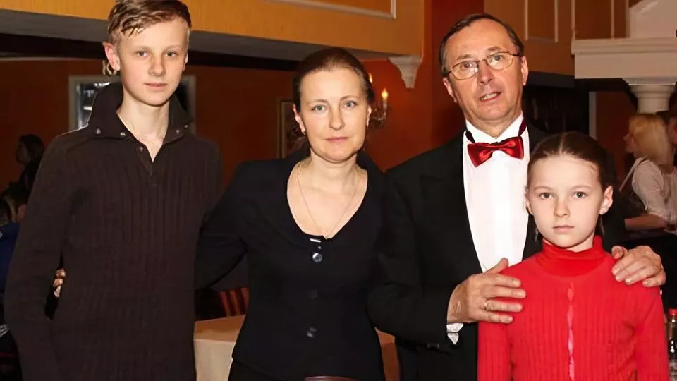 Николай Бурляев, Инга Шатова и их дети Илья и Дарья