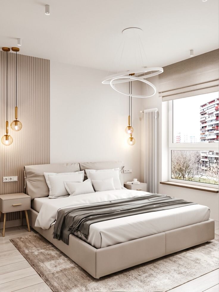 Спальня с сайта Пинтерест.