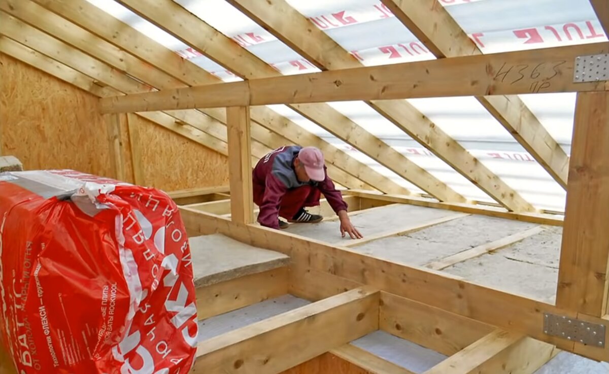 Утепление перекрытия