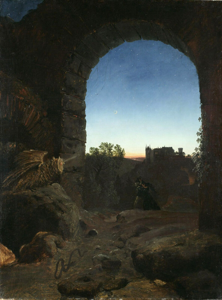 Карл Блехен «Рассвет», 1824/27 гг.