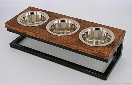 Миска на подставке