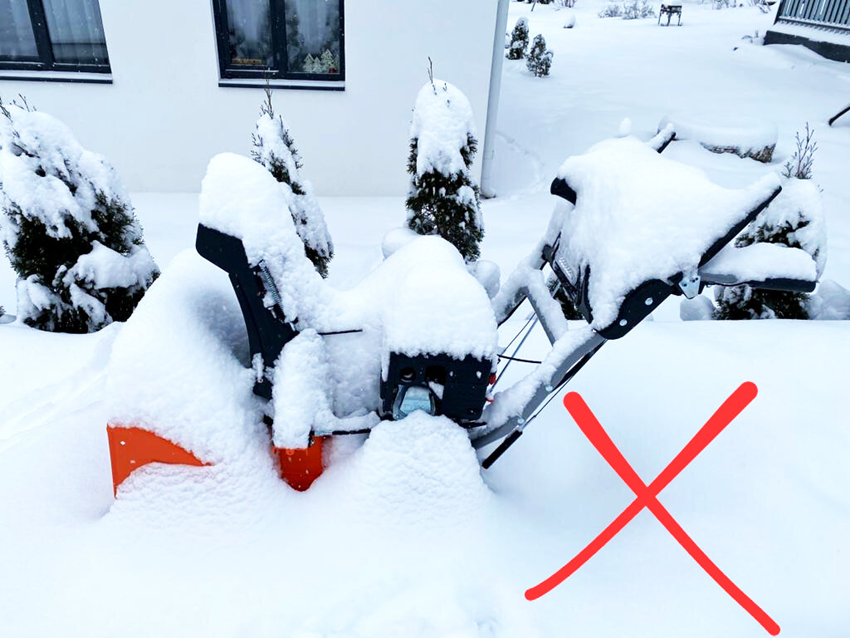 При эксплуатации снегоочистительной техники периодически возникает трудность - снегоуборочная машина не заводится или сразу перестает работать.-9