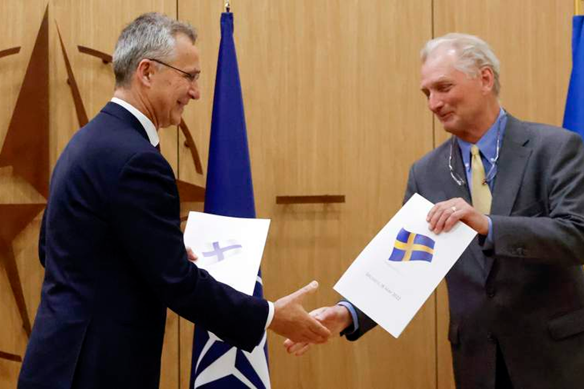 Столтенберг. Финляндия и Швеция в НАТО. МИД Швеции. Возможное вступление Финляндии в НАТО.