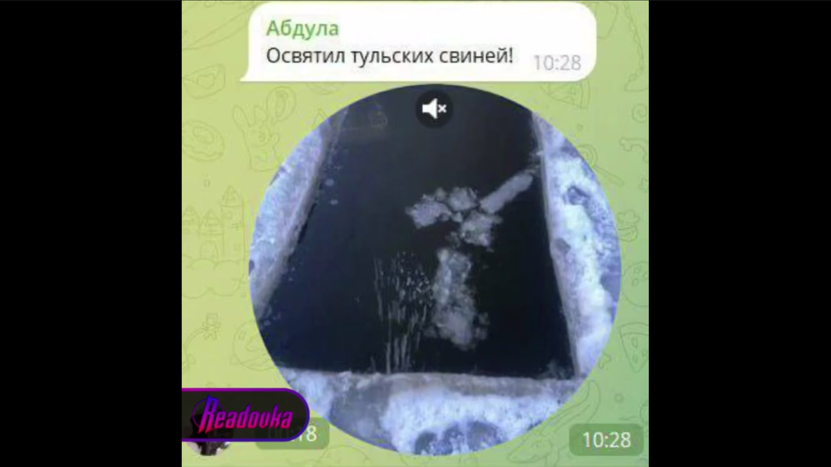 Неадекват справил нужду в купель, скинув видео с надругательством в  публичный чат | Readovka67.ru | Дзен