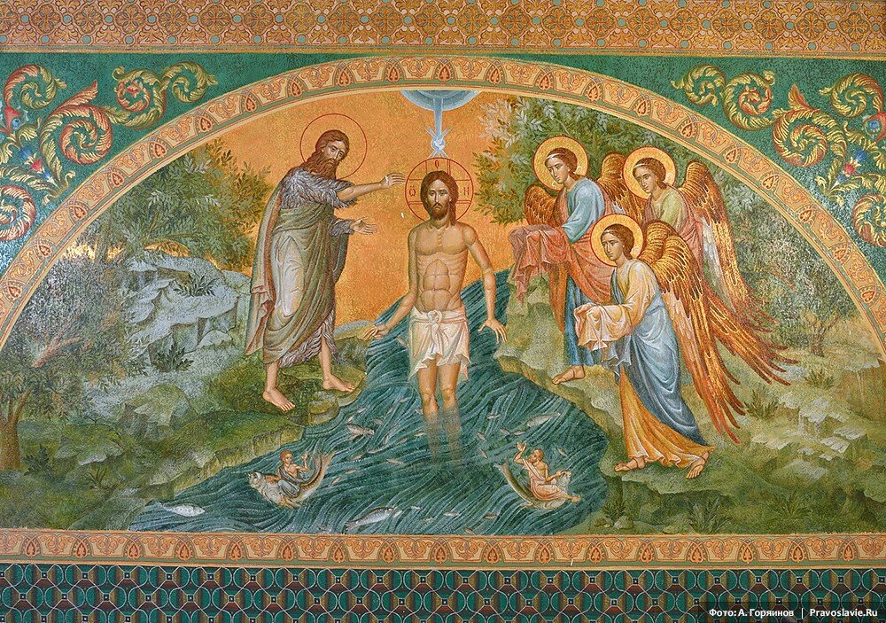 
Фреска в храме Воскресения Христова и Новомучеников в Сретенском монастыре