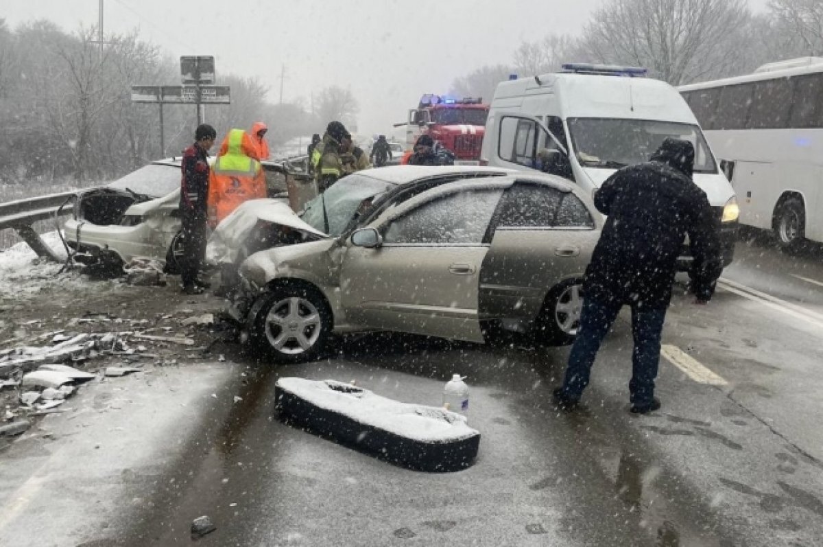 В Приморье Prius «размазался» об КАМАЗ: есть жертвы — фото