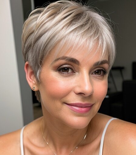 Стрижка пикси в салоне красоты "Леди Shine"