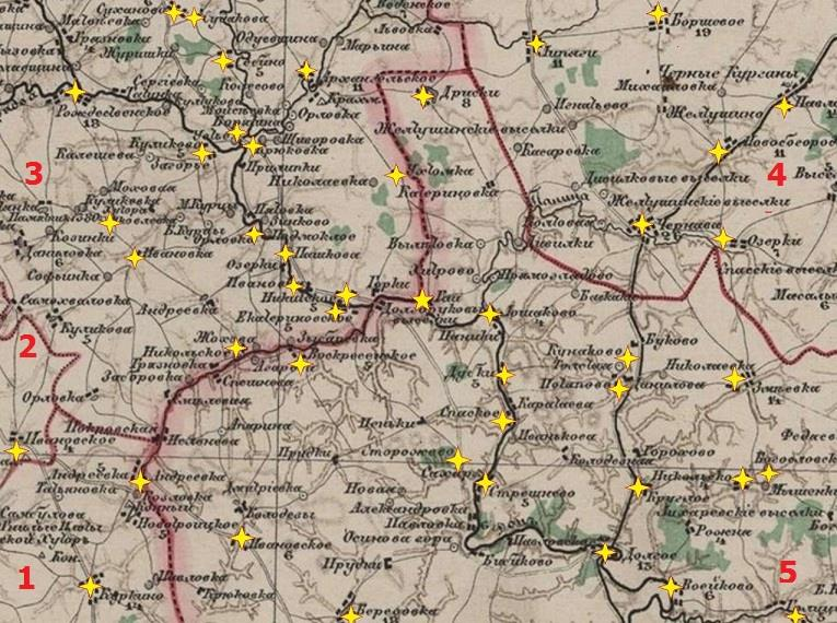 *016 - http://www.etomesto.ru/map-karta-strelbickogo/ Военно-топографический отдел Главного Штаба. 1871 г.