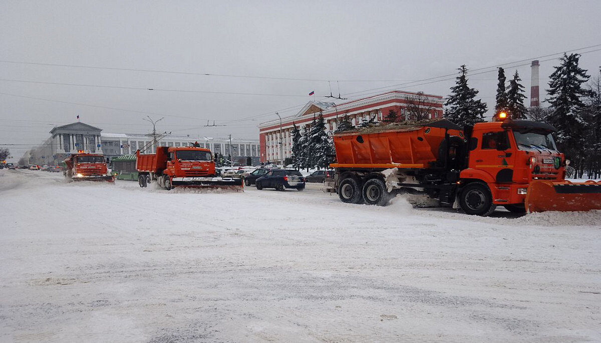    В Курской области коммунальные и дорожные службы переведены в усиленный режим работы