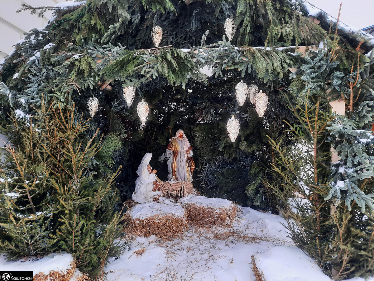 Фото из личного архива: Композиция к Рождеству Христову.