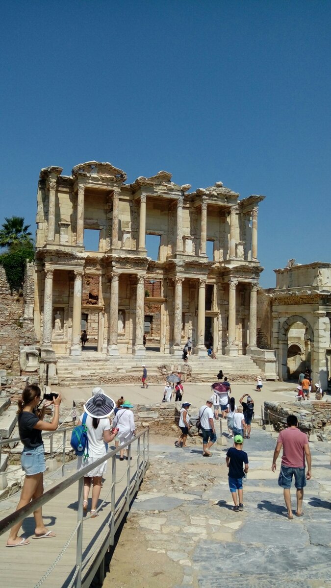 Библиотека Цельса. Фот о автора.