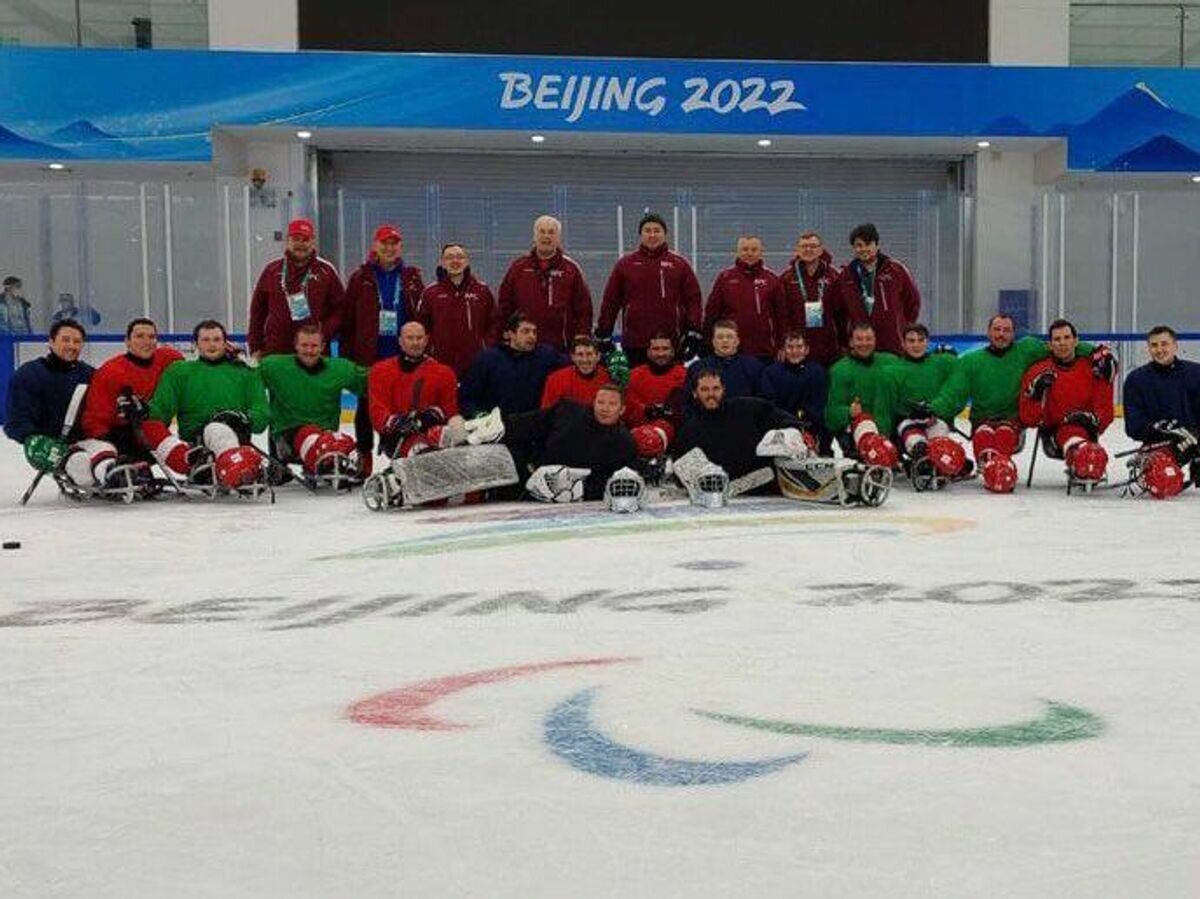    Сборная России по следж-хоккею© Фото : Пресс-служба сборной России по следж-хоккею